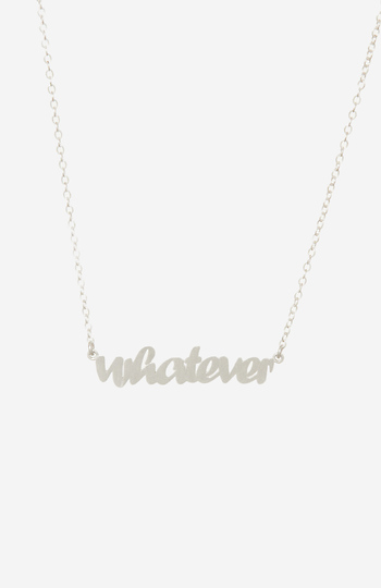 Sterling Silver Whatever Necklace Slide 1