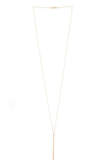 DAILYLOOK Single Bar Necklace Slide 1