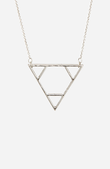 Geometric Pyramid Necklace Slide 1