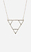 Geometric Pyramid Necklace Thumb 1