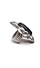 Superstud Muse Ring with Black Jade Thumb 2