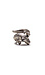 Silver Tone Alligator Stretch Ring Thumb 1