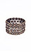 Ornate Vintage Rhinestone Stretch Bracelet Thumb 1
