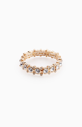 Rhinestone Sequence Stretch Bracelet Slide 1