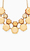 Two Tiered Circle Stone Necklace Thumb 3