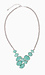 Sea Green Cluster Necklace Thumb 1