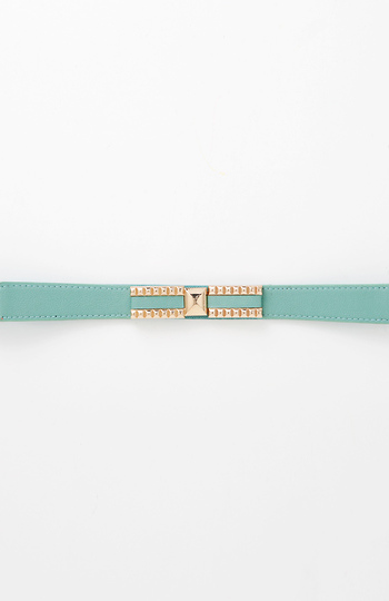 Stud Buckle Stretch Belt Slide 1