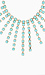 Square Stone Fringe Necklace Thumb 3