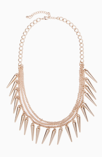 Multi Strand Spike Necklace Slide 1