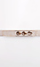 Snake Skin Skinny Belt with Gold Studs Thumb 2