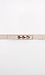Snake Skin Skinny Belt with Gold Studs Thumb 1