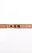 Snake Skin Skinny Belt with Gold Studs Thumb 2