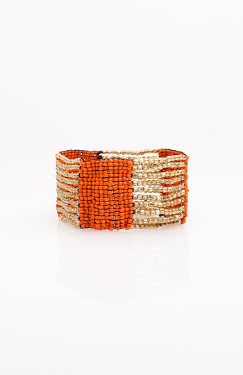 Multi Layer Seedbead Stretch Bracelet Slide 1