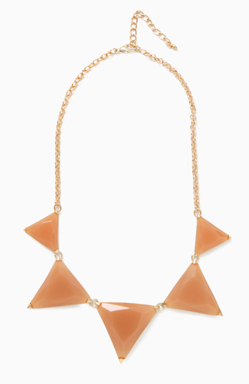 Geometric Triangle Necklace Slide 1