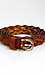 Faux Leather Braided Belt Thumb 1