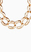Hammered Mixed Chain Link Necklace Thumb 3