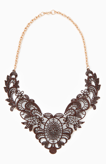 Victorian Filigree Necklace Slide 1