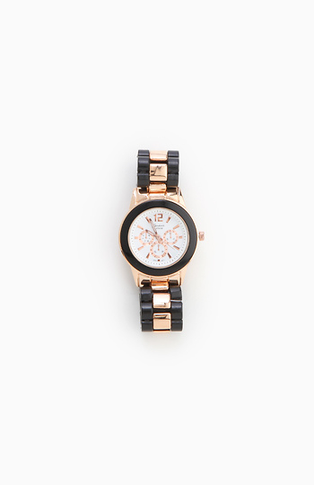 Two Tone Chic Watch Slide 1