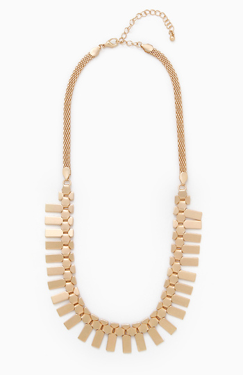 Hardware Fringe Necklace Slide 1
