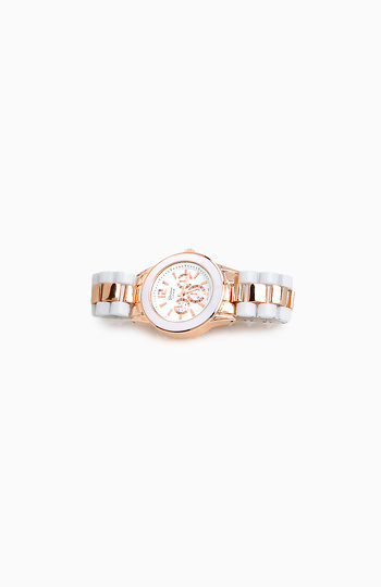 Two Tone Chic Watch Slide 1