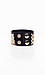 Leather Gold Plate Bracelet Thumb 2