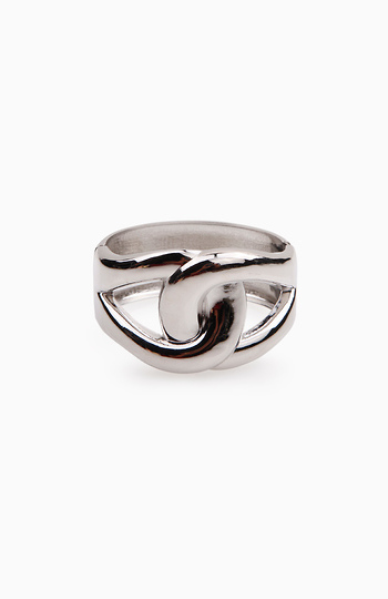 Silver Knot Cuff Slide 1