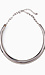 Liquid Silver Collar Necklace Thumb 1