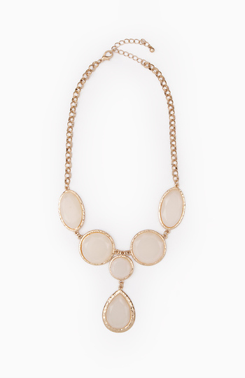 Rain Drop Stone Necklace Slide 1