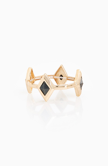 Four Corner Diamond Stretch Bracelet Slide 1
