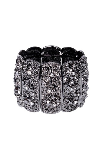 Stretch Rock Crystal Bracelet Slide 1