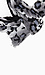 3-Layered Wrinkled Animal Print Scarf Thumb 2