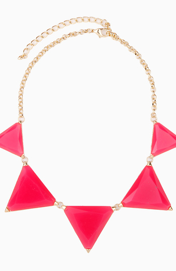 Geometric Triangle Necklace Slide 1