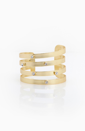 Scattered Stones Cage Cuff Slide 1