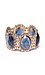 Gold Bracelet with Blue Gems Thumb 1