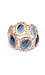 Gold Bracelet with Blue Gems Thumb 2