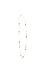 Gold Wrap Necklace with Blue Gems Thumb 1