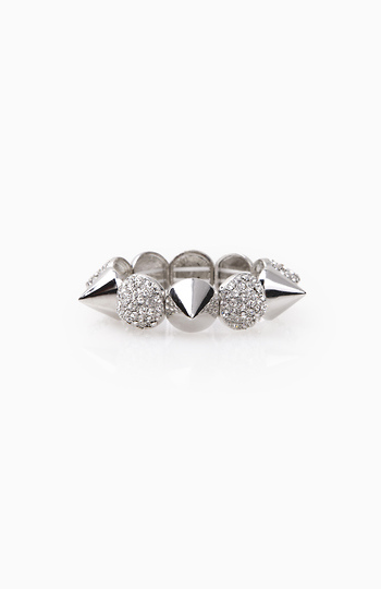 Crystal Spike Bracelet Slide 1