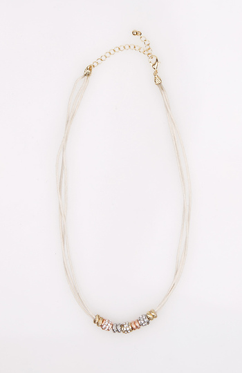Small Multi Bead Necklace Slide 1