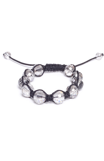 Crystal Bead Pull On Bracelet Slide 1