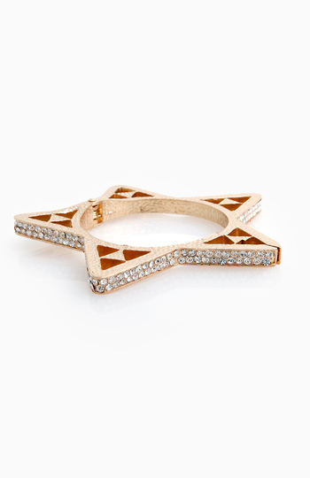 Star Cut Out Bangle Slide 1