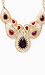 Bollywood Teardrop Stone Necklace Thumb 3