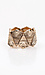 Wide Gold Elastic Bangle Thumb 1
