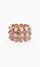 Pink Crystal Cluster Bracelet Thumb 1
