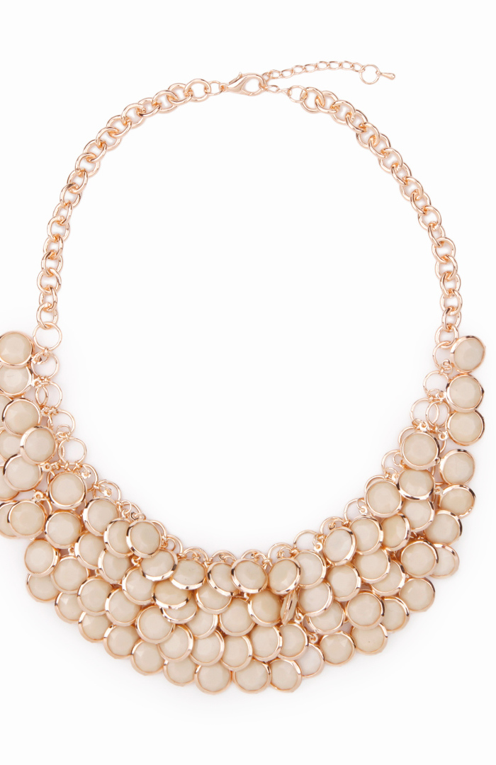 Fish Scale Necklace in Ivory DAILYLOOK