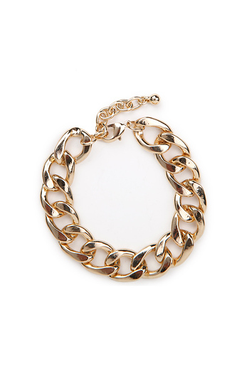 Gold Chain Bracelet Slide 1