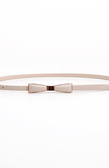 Dainty Bow Slim Pin Buckle Belt Slide 1