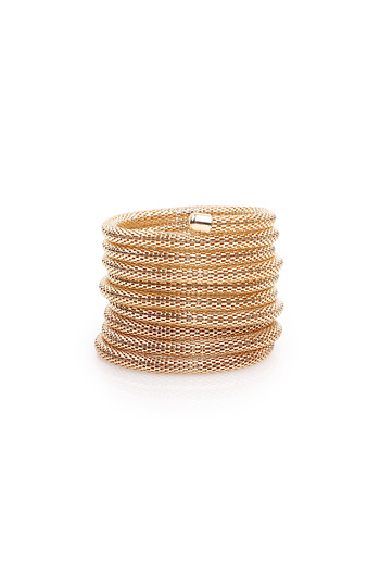 Gold Coil Bracelet Slide 1