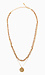 Delicate Beaded Charm Necklace Thumb 1