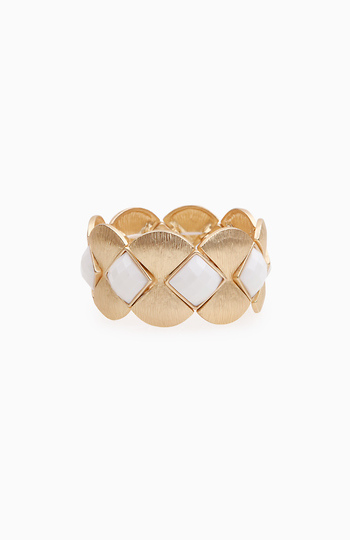 Abstract Petal Stretch Bracelet Slide 1