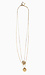 Love & Leaf Pendant Necklace Thumb 1